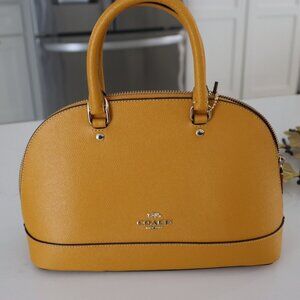 Coach Saffiano Leather Top Handle Purse